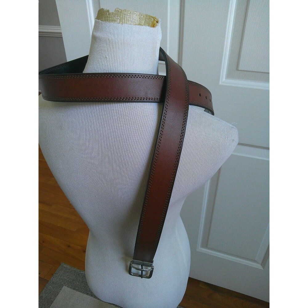 NWOT Dickies Brand  Men's Reversible  Leather Belt Black-Brown 46-48